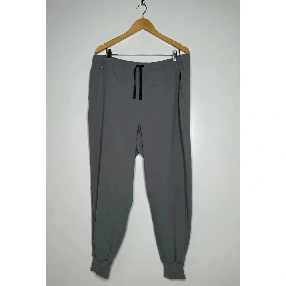 FIGS Gray Tansen Jogger Scrub Pants Size XXL/Short